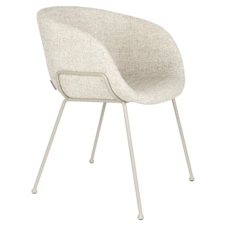 Zuiver Stol med Armlener <strong>Feston</strong>  Beige