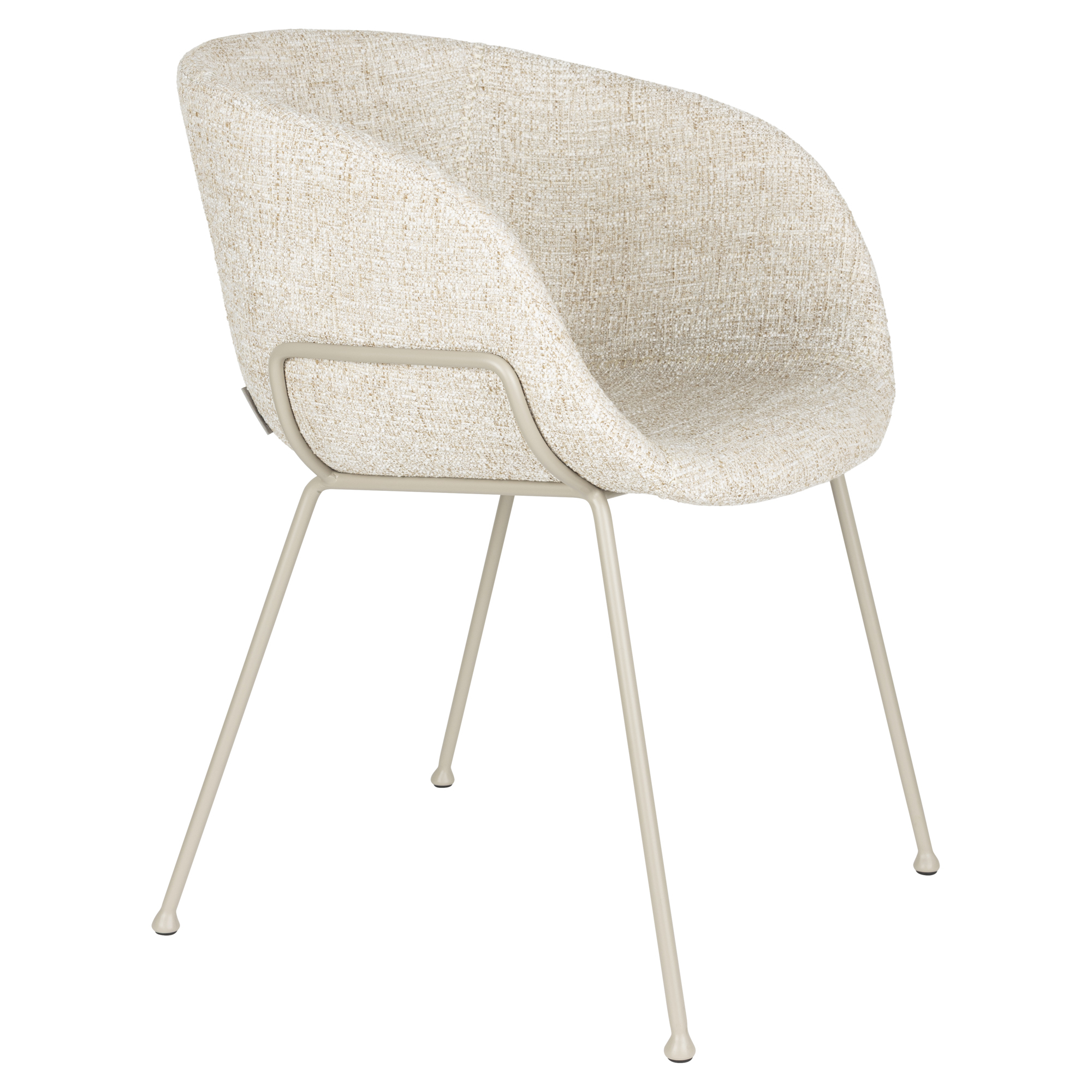 Zuiver Stol med Armlener Feston Beige