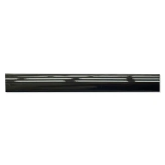Pissano Veggflis <strong>Alboran</strong>  Svart Blank 2x20 cm
