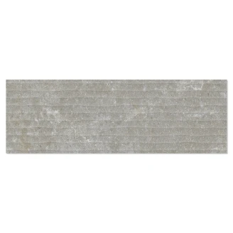 Veggflis <strong>Sora</strong>  Gråbeige Matt Relieff 20x60 cm