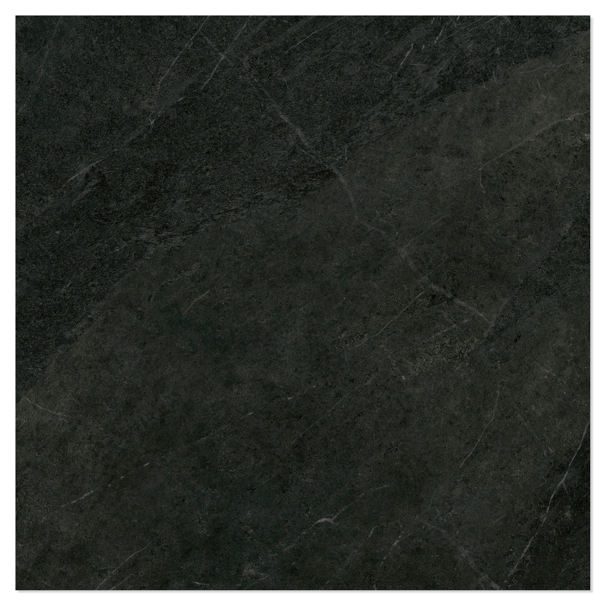 Gulvflis Solene Svart Matt 60x60 cm