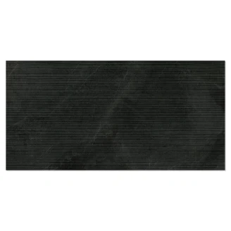 Veggflis <strong>Solene</strong>  Svart Matt Relieff 60x120 cm