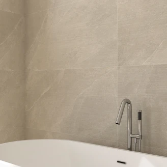Veggflis <strong>Solene</strong>  Taupe Matt Relieff 60x120 cm
