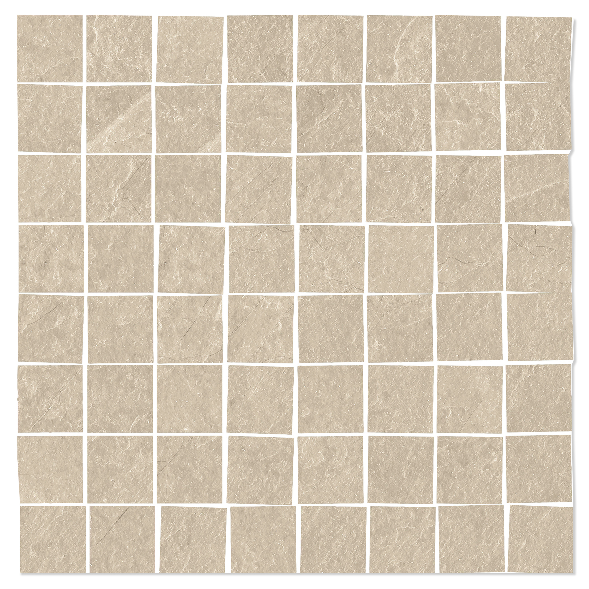 Mosaikkflis Skala Beige Matt 30x30 (7x7) cm