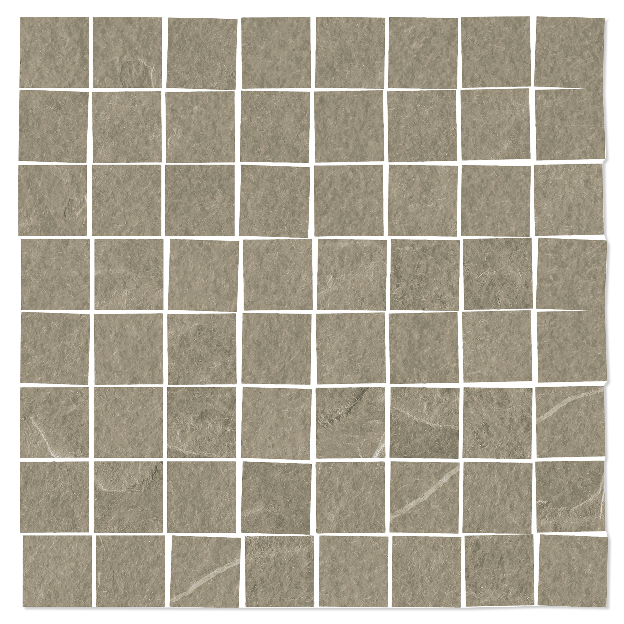 Mosaikkflis Skala Gråbeige Matt 30x30 (7x7) cm