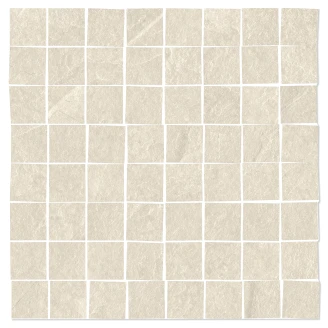 Mosaikkflis <strong>Skala</strong>  Elfenben Matt 30x30 (7x7) cm