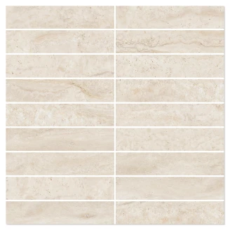 Mosaikkflis <strong>Reflection</strong>  Almond Polert 30x30 (3x15) cm
