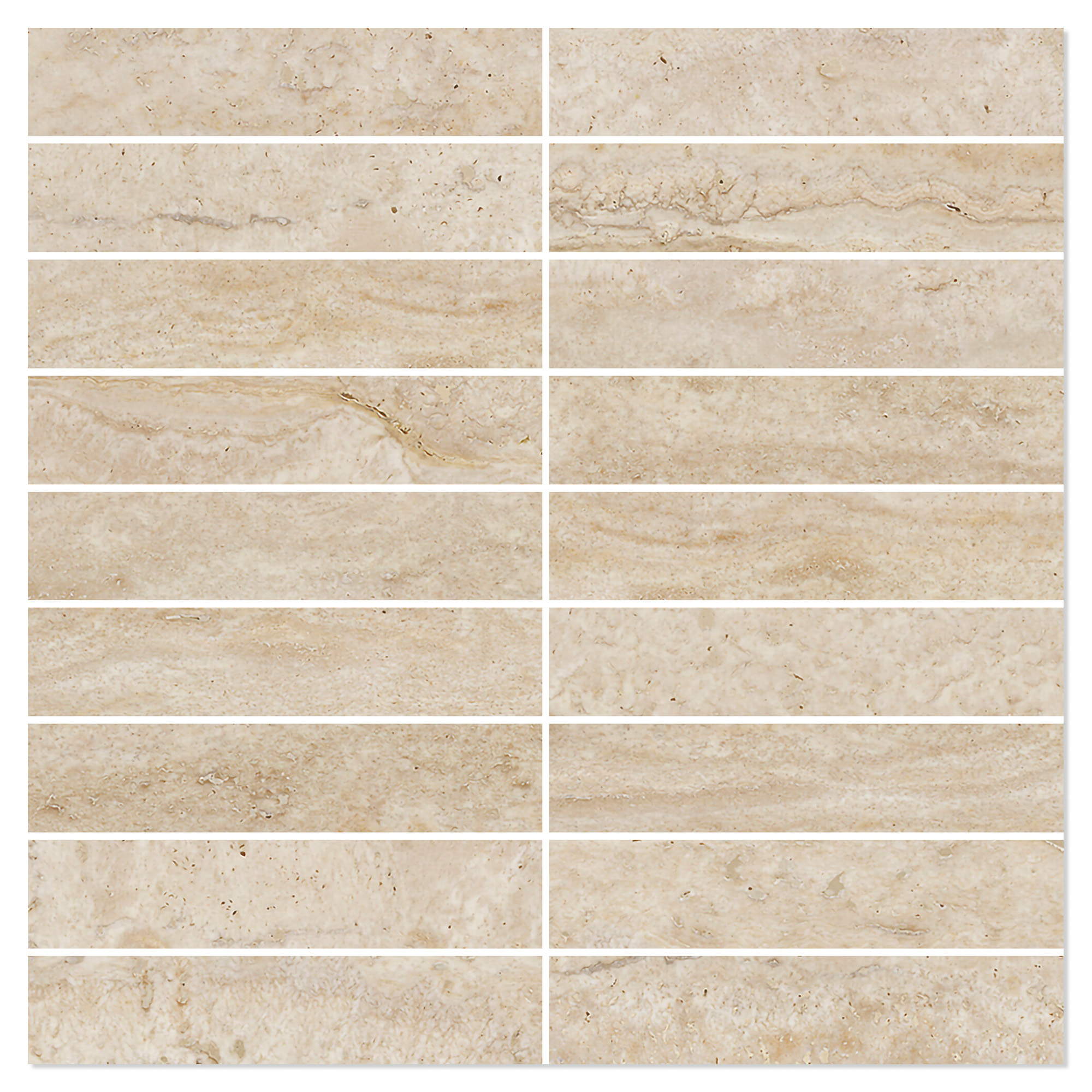 Mosaikkflis Reflection Gold Polert 30x30 (3x15) cm