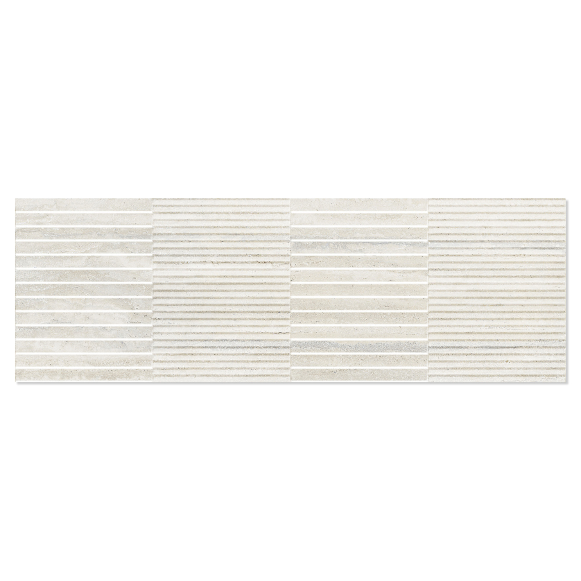 Veggflis Calca Hvit-Relief Matt 40x120 cm