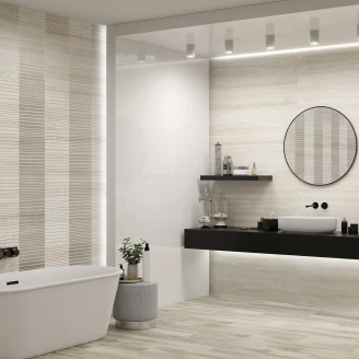 Veggflis <strong>Reflection</strong>  Beige Matt 40x120 cm