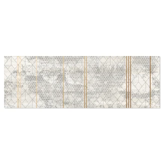 Veggflis <strong>Reflection</strong>  Hvit Deco Matt 80x120 cm (2st)