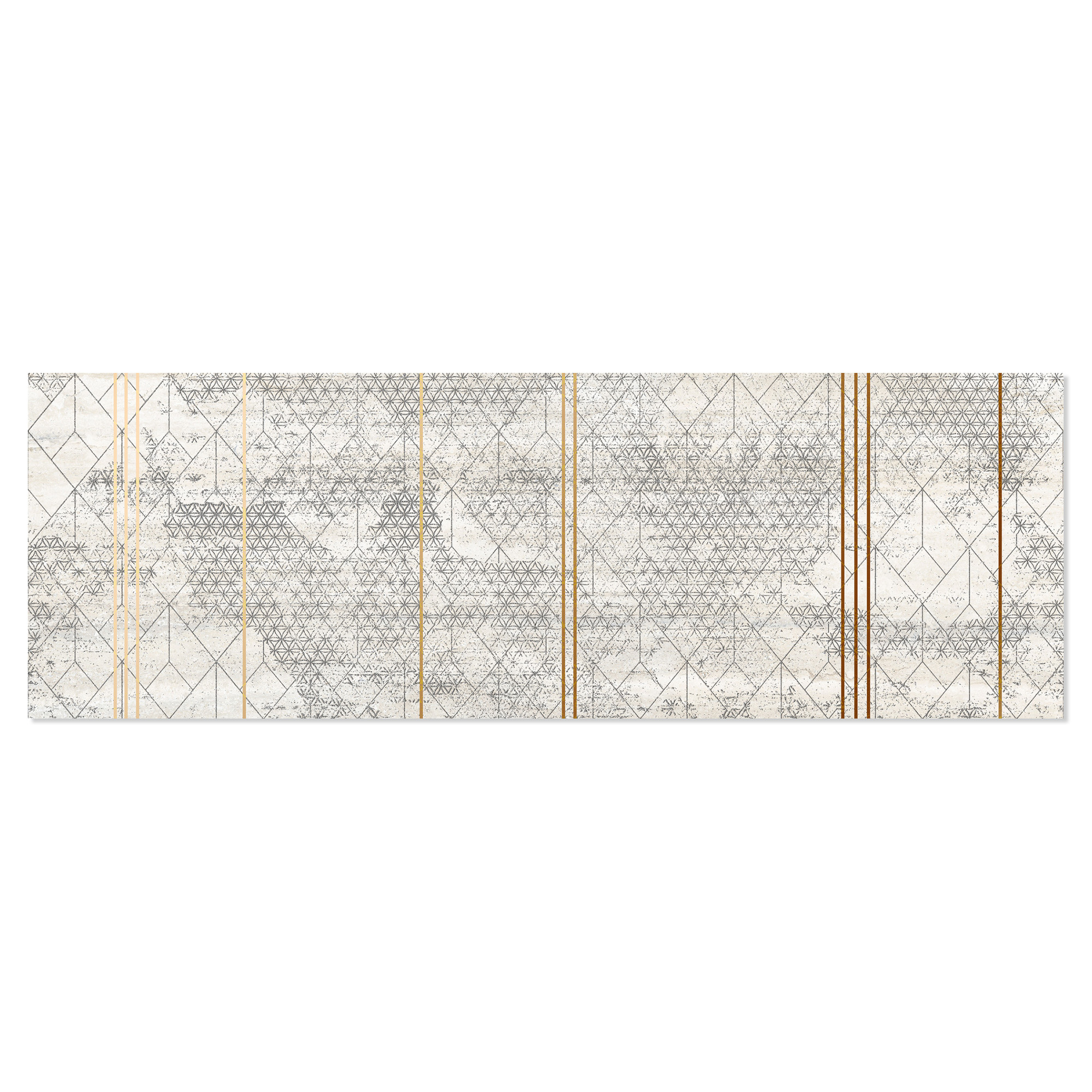 Veggflis Reflection Hvit Deco Matt 80x120 cm (2st)
