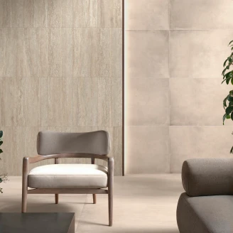 Gulvflis <strong>Foundry</strong>  Beige Matt 120x120 cm