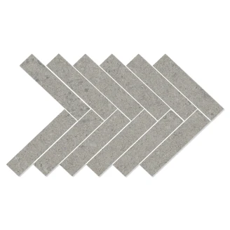 Mosaikkflis <strong>Litha</strong>  Grå Halvpolert 39x22 cm