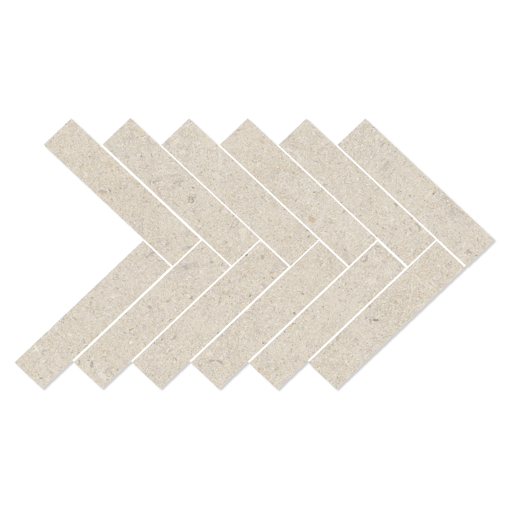 Mosaikkflis Litha Beige Halvpolert 39x22 cm