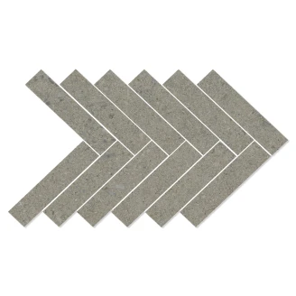 Mosaikkflis <strong>Litha</strong>  Gråbeige Halvpolert 39x22 cm