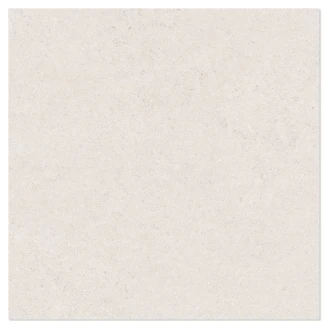 Gulvflis <strong>Litha</strong>  Hvit Brushed Matt 120x120 cm