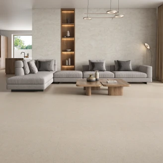 Marmor Gulvflis <strong>Elora</strong>  Beige Matt 60x120 cm