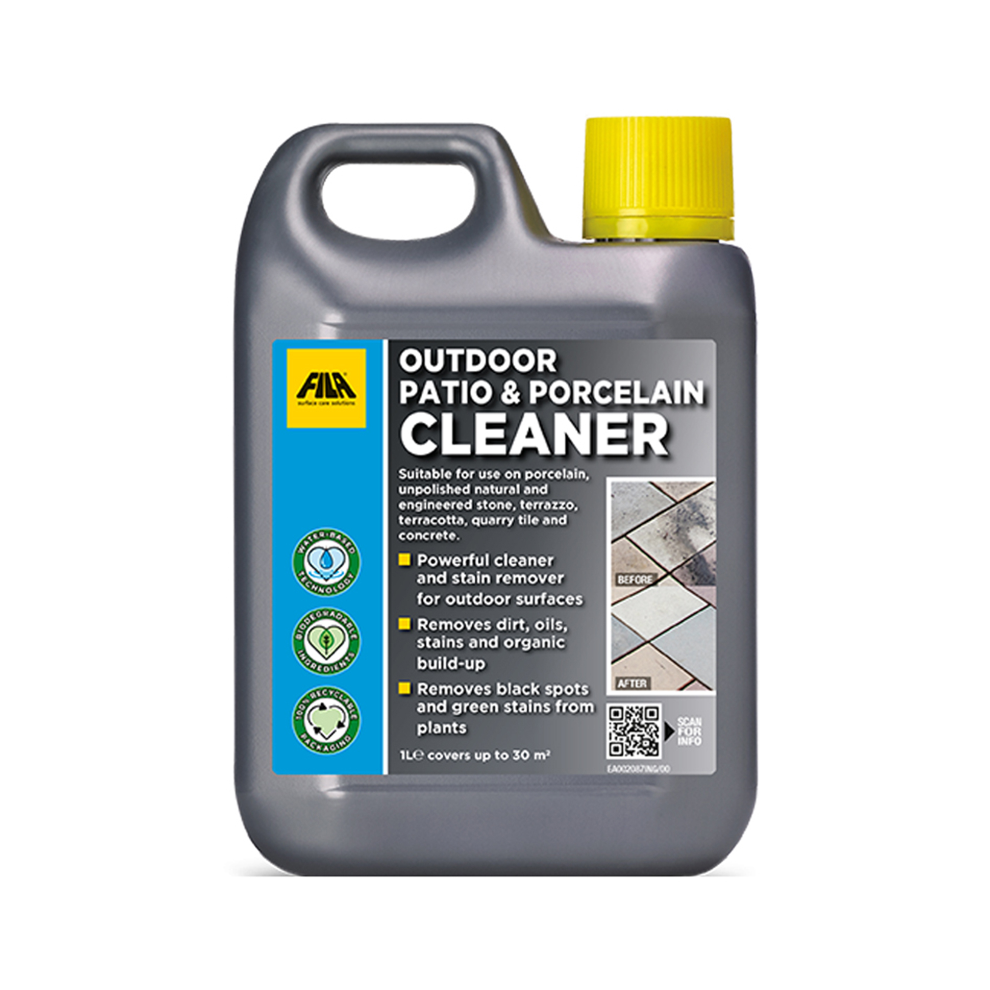 Fila Patio Cleaner Rengjøring for Terrasse og Uteområder 1 L