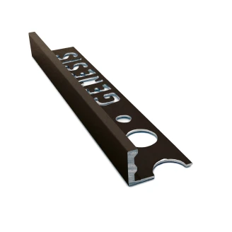 Flislist i Bronse <strong>L-Profil</strong> , 12mm x 2.5m