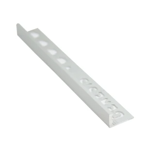 Flislist i Matt Aluminium <strong>L-Profil</strong> , 6mm x 2.5m