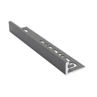Flislist Mørk Granitt <strong>L-Profil</strong> , 12mm x 2.5m