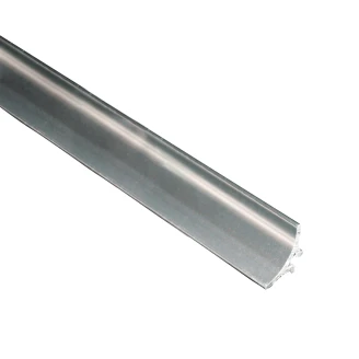 Flislist for Innvendig Hjørne i Matt Aluminium, 15mm x 2.5m