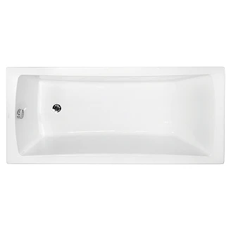 Badekar <strong>Kastoria</strong>  Hvit Blank 140 cm (Uten Panel & Avløp)