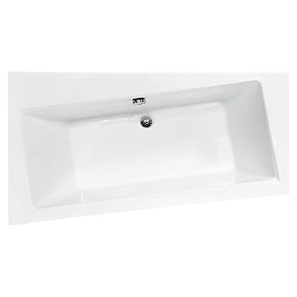 Badekar <strong>Galaxidi</strong>  Hvit Blank Venstre 150 cm (Uten Panel & Avløp)