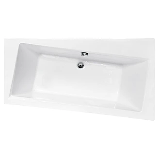Badekar <strong>Galaxidi</strong>  Hvit Blank Høyre 160 cm (Uten Panel & Avløp)