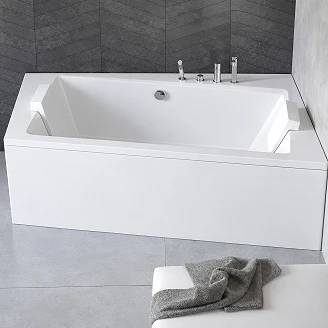 Badekar <strong>Galaxidi</strong>  Hvit Blank Høyre 170 cm (Uten Panel & Avløp)