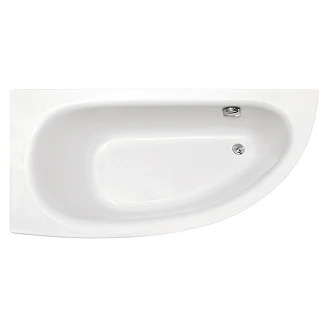 Badekar <strong>Alpine</strong>  Hvit Blank Venstre 150 cm (Uten Panel & Avløp)