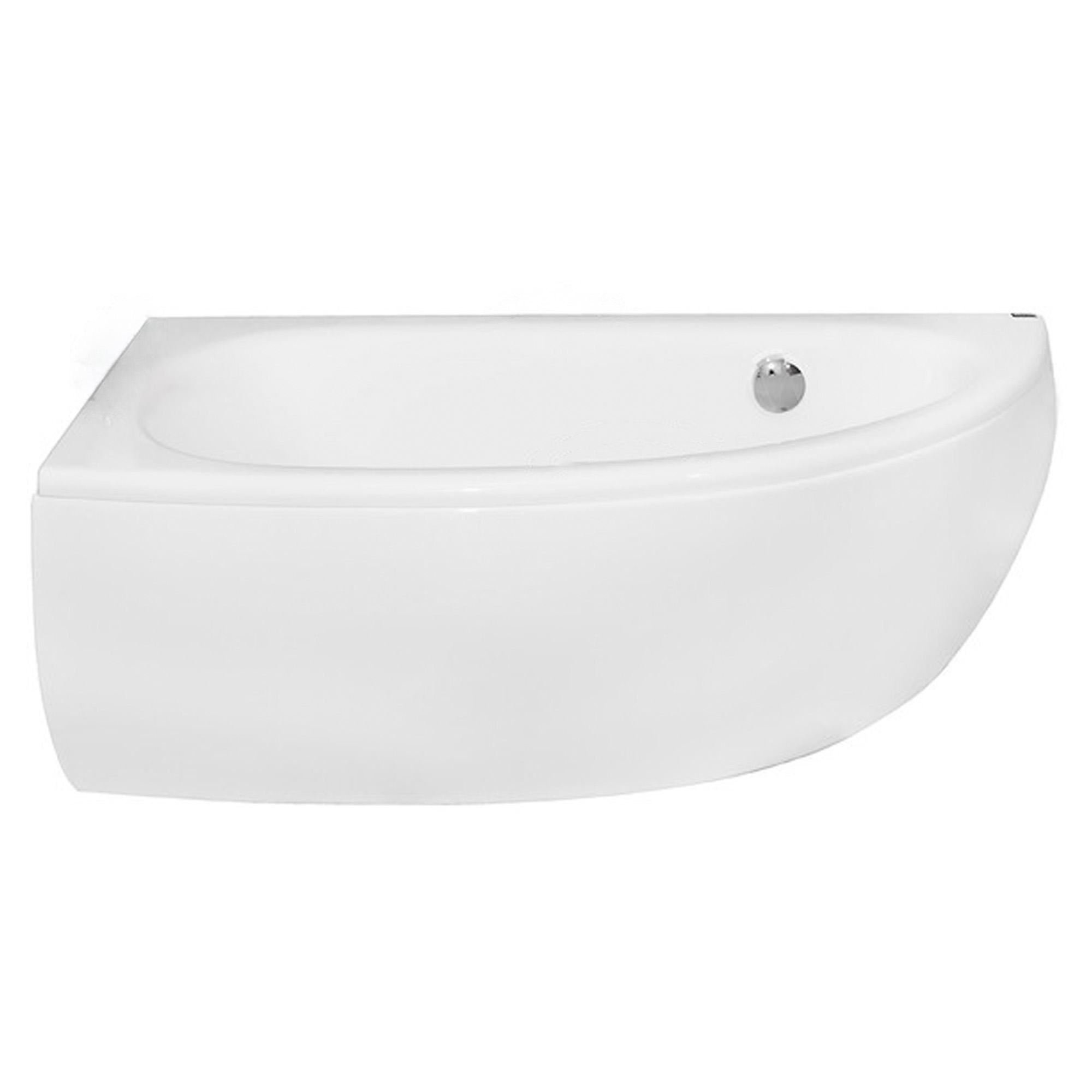 Paneler til Badekar Alpine Hvit Blank Venstre 150 cm