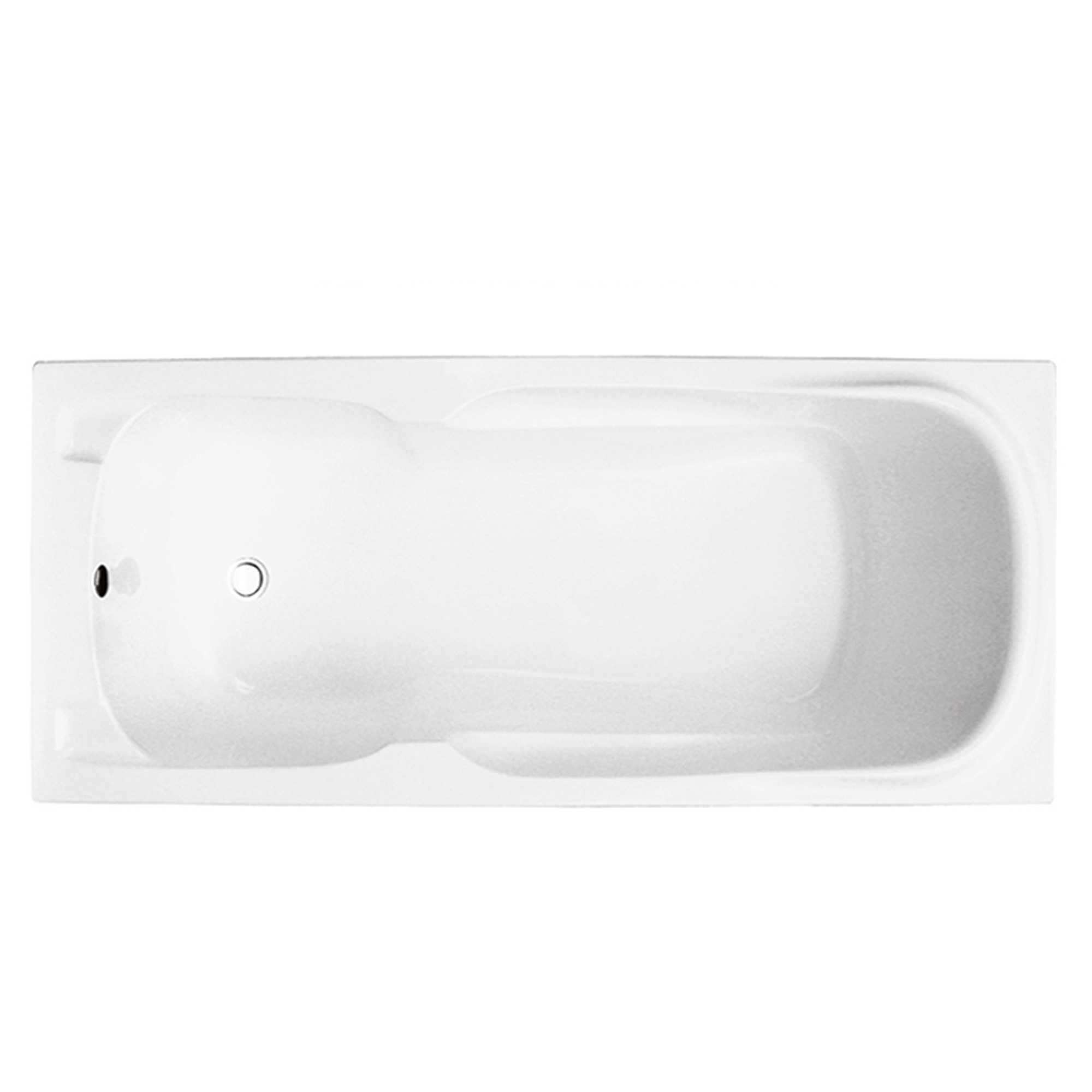 Badekar Atri Hvit Blank 120 cm (Uten Panel & Avløp)