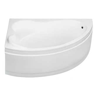 Badekar <strong>Grasse</strong>  Hvit Blank 160 cm Venstre (Uten Panel & Avløp)