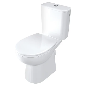 Kompakt Toalett <strong>Funkia</strong>  Hvit Blank