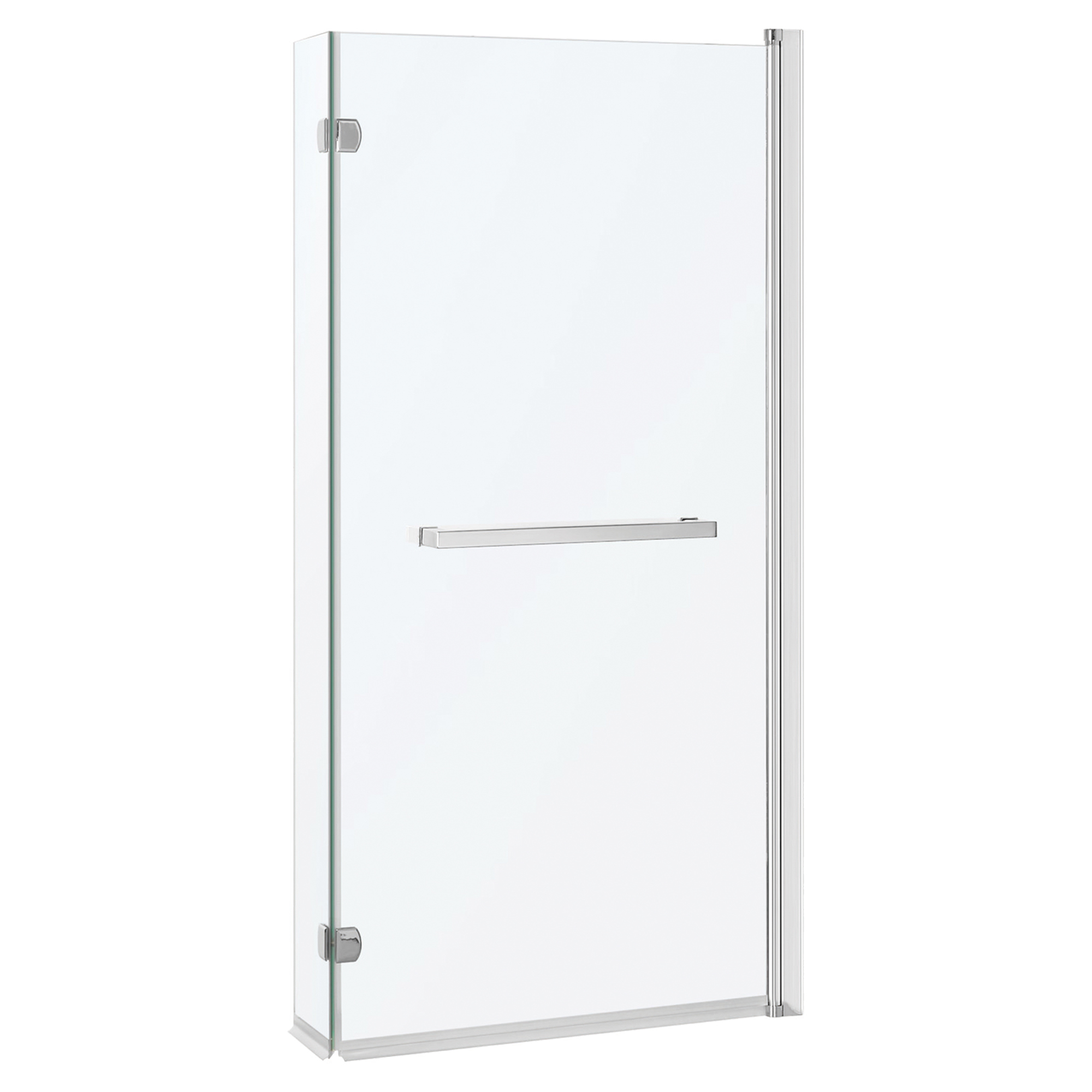 Badekarvegg Gozo Krom Blank 80x150 cm