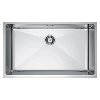 Rustfritt Stål Kjøkkenvask <strong>Valoise</strong>  Gull Matt 74x44 cm med Vannlås