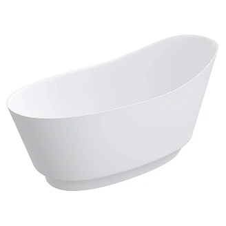 Omnires Badekar med Høy Rygg <strong>Neo M+</strong>  Hvit Matt 158x72 cm