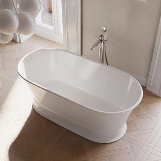 Omnires Badekar <strong>Classica M+</strong>  Hvit Blank 160x79 cm