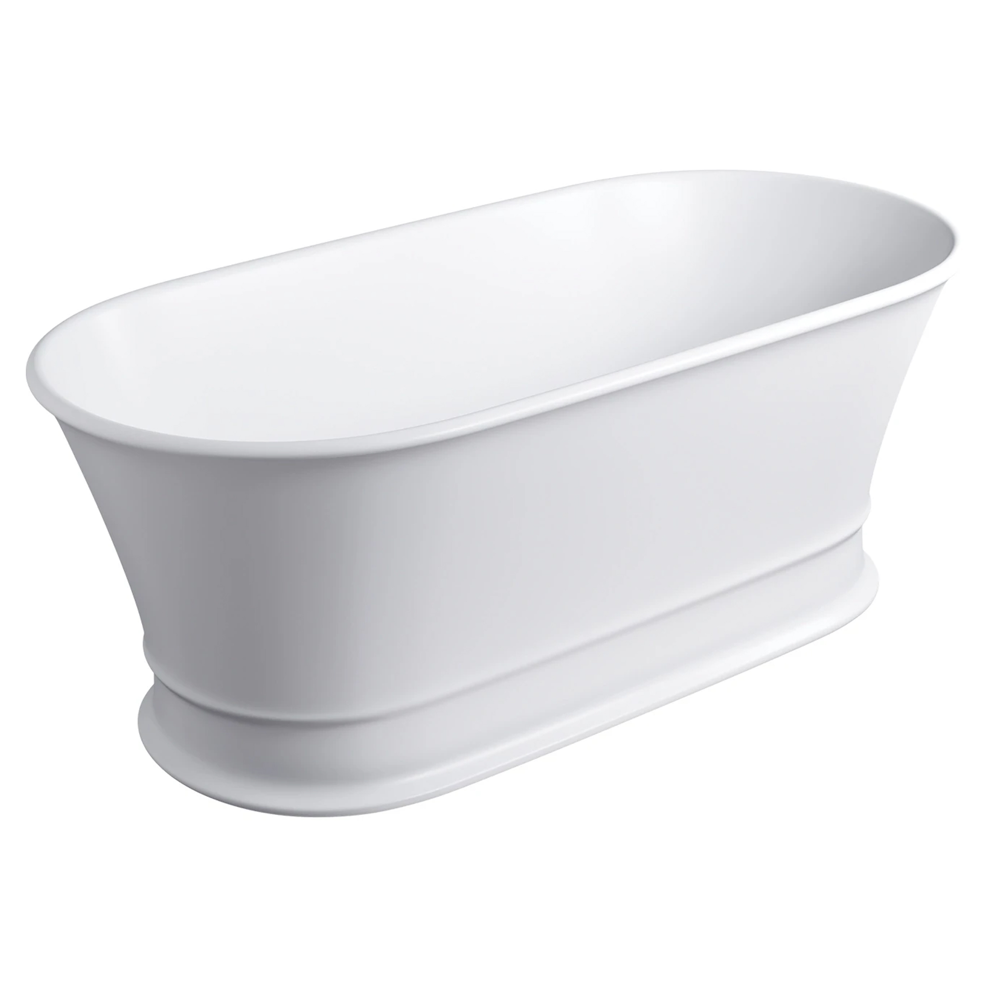 Omnires Badekar Classica M+ Hvit Matt 160x79 cm