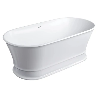 Omnires Badekar <strong>Classica M+</strong>  Hvit Blank 170x84 cm