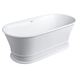 Omnires Badekar <strong>Classica M+</strong>  Hvit Matt 170x84 cm