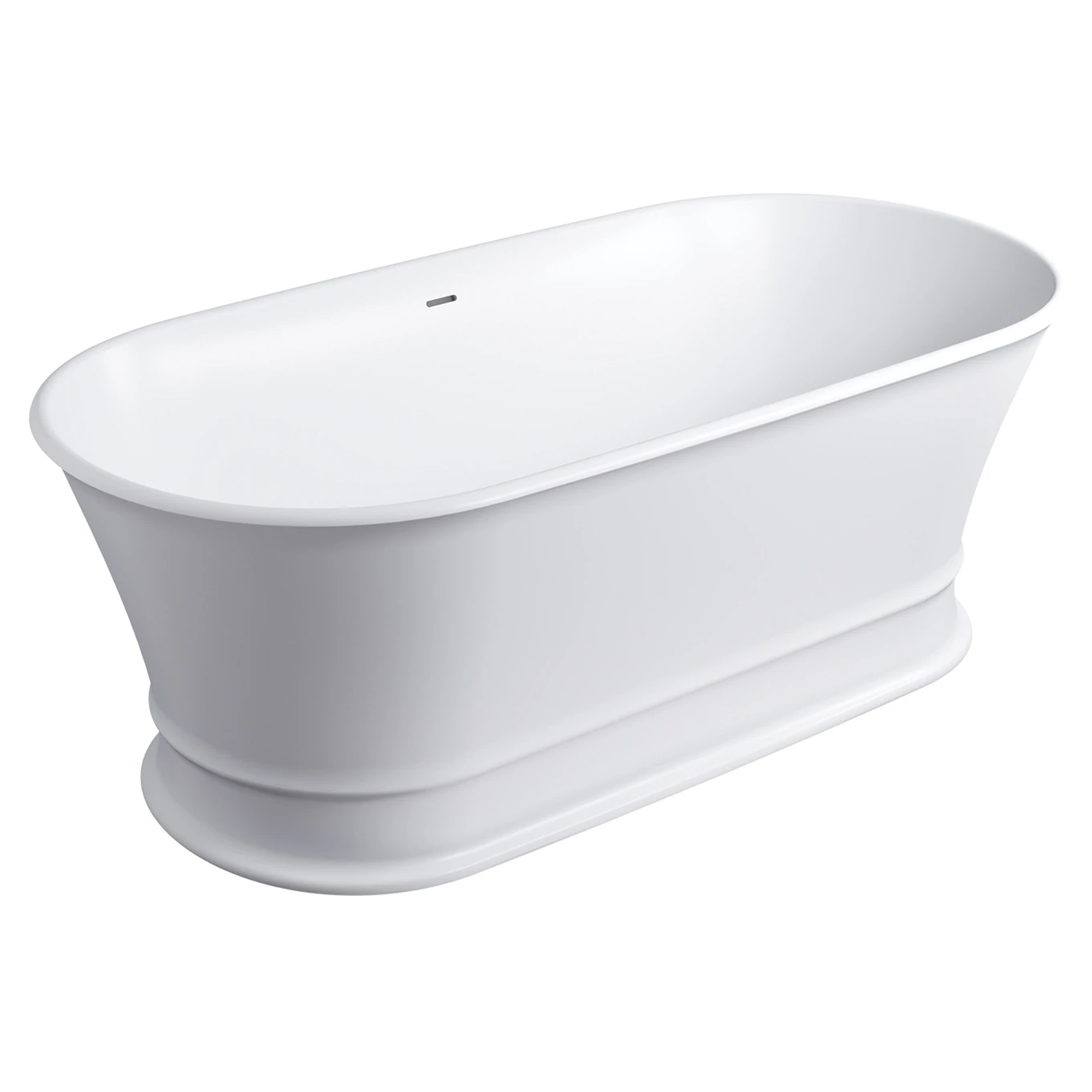 Omnires Badekar Classica M+ Hvit Matt 170x84 cm