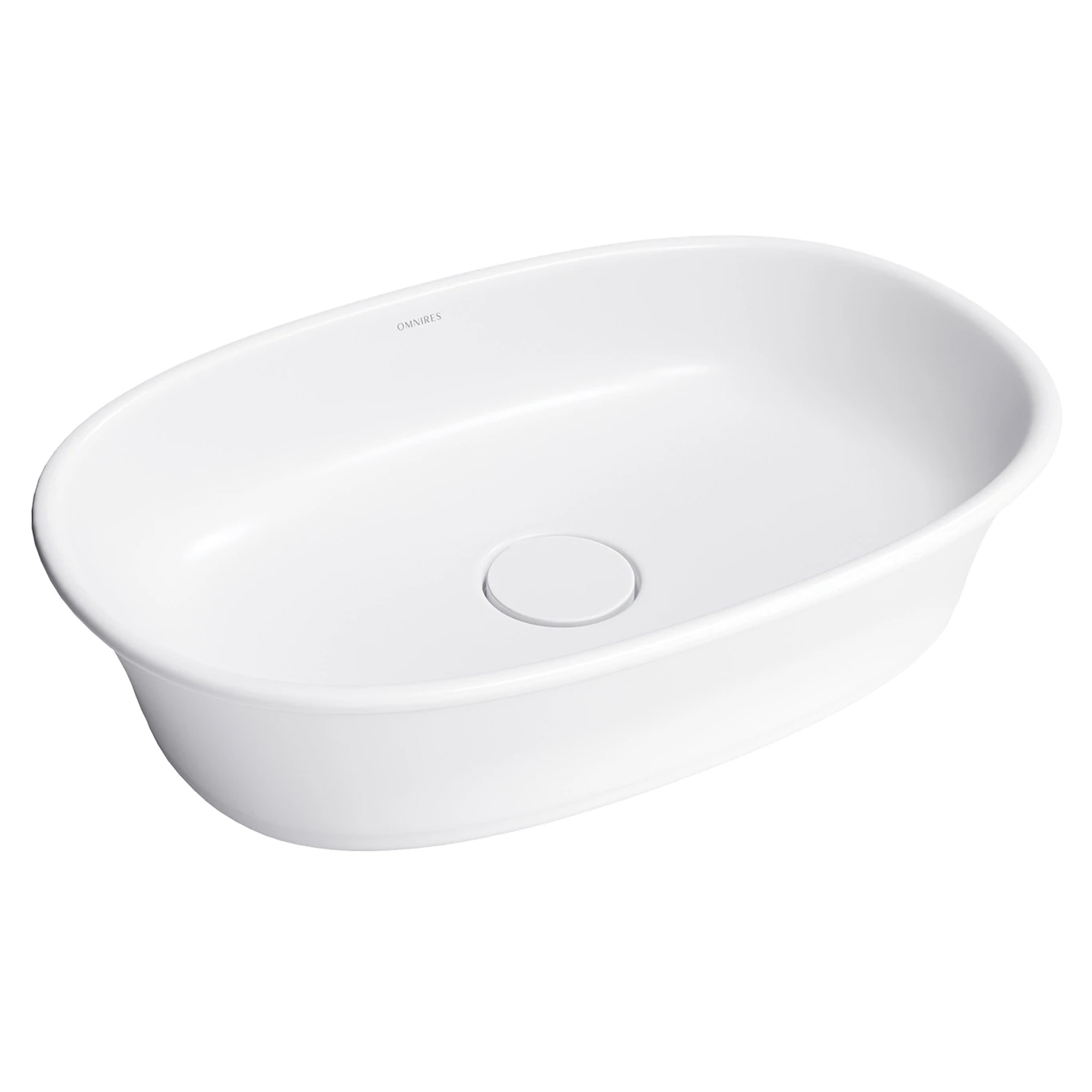 Omnires Servant Classica M+ Hvit Matt 61x40 cm