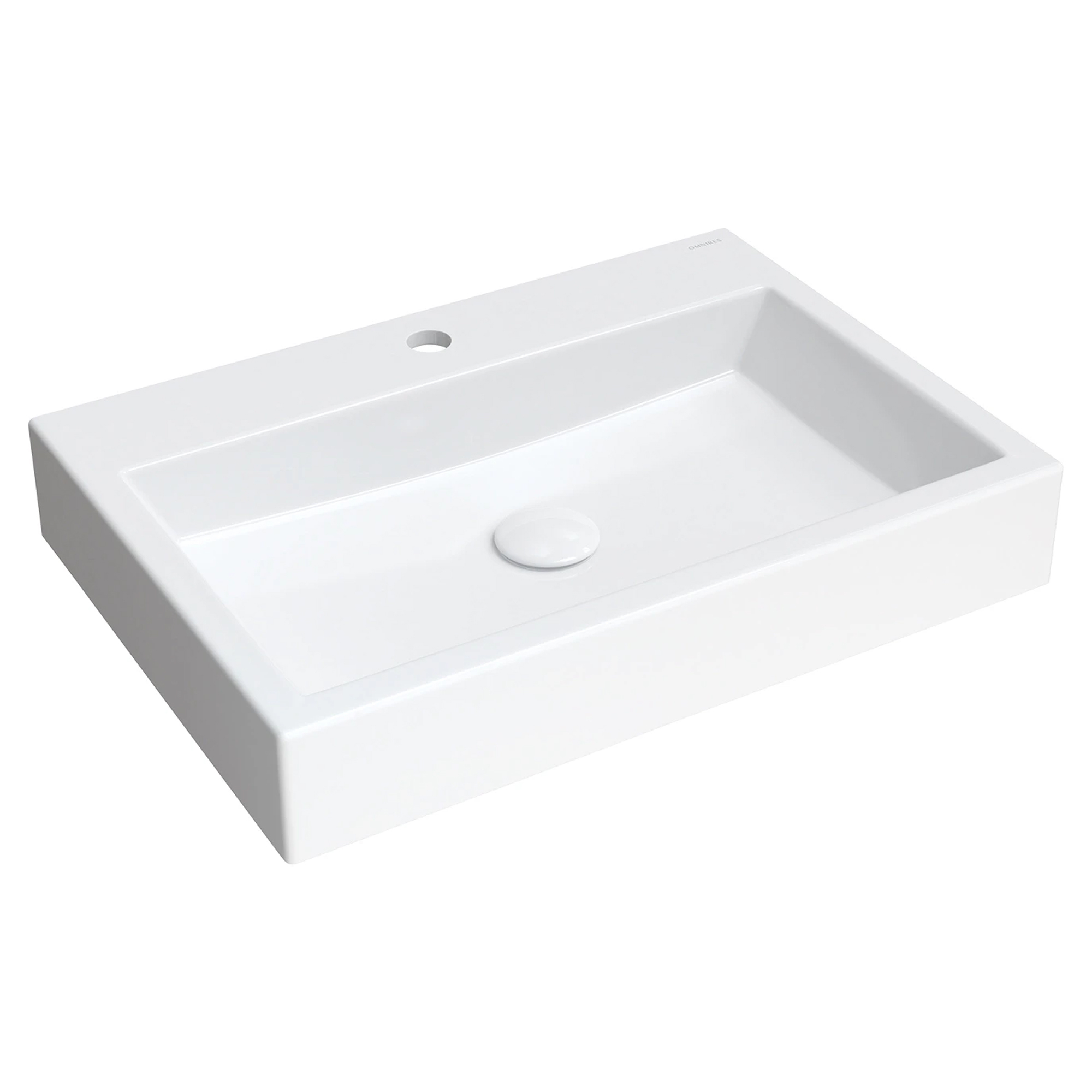 Omnires Vegghengt Servant Thasos M+ Hvit Blank 60x42 cm