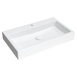 Omnires Vegghengt Servant <strong>Thasos M+</strong>  Hvit Blank 70x42 cm