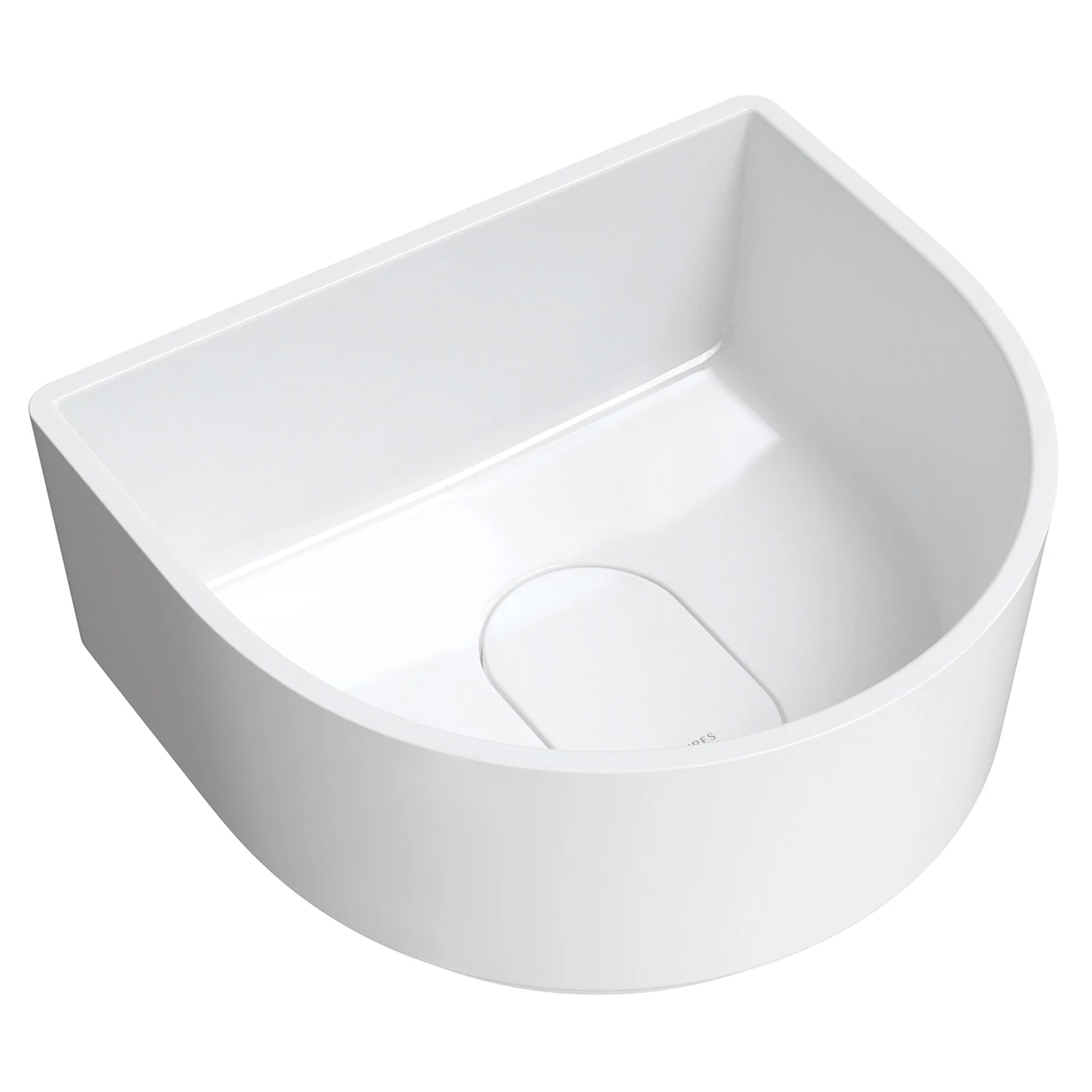 Omnires Servant Cadence M+ Hvit Blank 42x37 cm