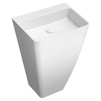 Omnires Frittstående Servant <strong>Parma M+</strong>  Hvit Blank 55x43 cm