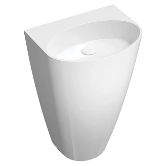 Omnires Frittstående Servant <strong>Siena M+</strong>  Hvit Blank 55x43 cm